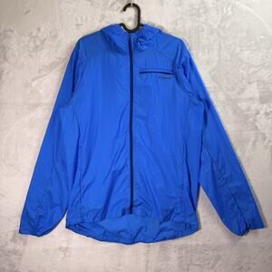 Patagonia Houdini Packable Jacket Women's Large (Aprox, see photos) Blue Hiking